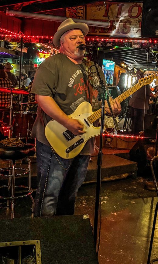 Blind Dog Cooley performing live